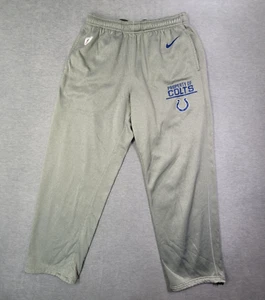 Nike Indianapolis Colts Sweatpants Mens XL Gray Therma Fit Relaxed NFL Logo - Picture 1 of 14