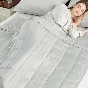 Weighted Blanket(48"X72" 15Lbs),Ultra Soft and Cozy Cooling Weighted Blanket for - Picture 1 of 7