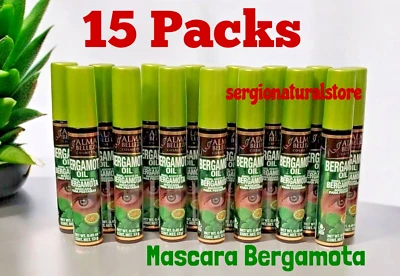 15 Packs Mascara Bergamota Rimel Oil Black Aceite Waterproof Strengthening - Image 1 of 4