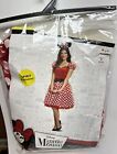 DISNEY - Womens Small/Medium (up to sz 8)  Minnie Mouse Costume Shirt, Halloween