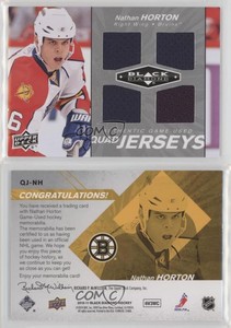 2010-11 Upper Deck Black Diamond Quad Jerseys Nathan Horton #QJ-NH