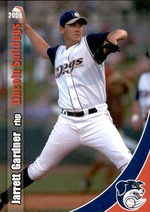 2006 Lincoln Saltdogs Grandstand #20 Jarrett Gardner Moore Oklahoma OK Card