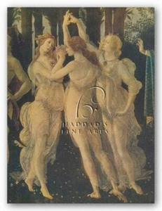 ART PRINT Three Graces by Sandro Botticelli Image Size 11 1/4" x 15" - Picture 1 of 1