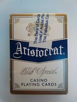 Black & Blue Aristocrat Decks Playing Cards Lot of 2 Harrahs Casino