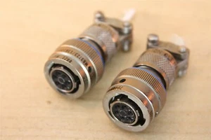 Matrix MS3476L10-6S Circular Mil Spec Connector Plug (Pair of 2) - Picture 1 of 9