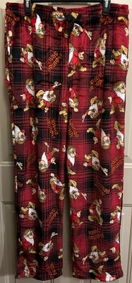 PANTALONES PIJAMA DISNEY BLANCO COMO LA NIEVE SIEMPRE GRUÑÓN ENANO PIJAMA TALLA GRANDE L FELPA NUEVOS Foto 1 de 4