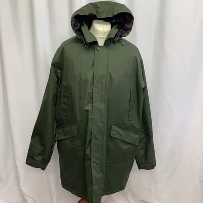 Men's COTTON TRADERS Khaki Waterproof Hooded Coat 4XL - Image 1 of 4
