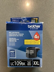 Genuine Brother Printer Ultra High Yield Inkjet Cartridge - Black LC109BK SEALED - Picture 1 of 5