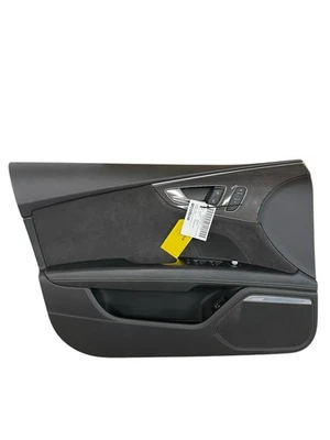 2016-2018 AUDI RS7 FRONT LEFT INNER DOOR TRIM PANEL COVER BLACK W/ ALCANTARA OEM Foto 1 de 4