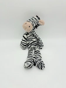 Jellycat Merryday Zebra Plüsch Floppy lange Arme Beine London Stofftier schwarz weiß  - Bild 1 von 7