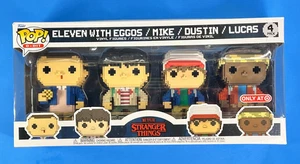Funko POP! 8-Bit 4 Pack - Eleven, Mike, Dustin, Lucas (Stranger Things) - Target - Picture 1 of 2