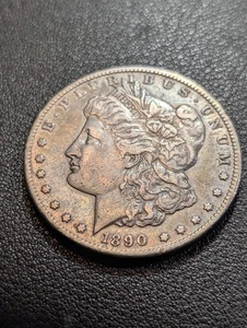 1890-CC Morgan Silver Dollar - Grades VF - Ships Free! - Picture 1 of 2