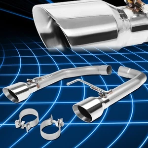 For 15-17 Ford Mustang 5.0L 4" Muffler Tip Race Catback Axle Back Exhaust System - Picture 1 of 7