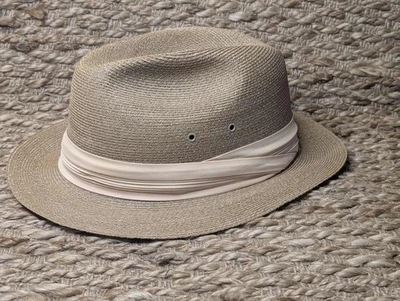 Vintage Dobbs Fifth Avenue New York Men's Stylish Brown Fedora Hat Size 7 1/2 - Image 1 of 4