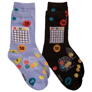 Bingo Spiel Chance Sport Play Bazinga 2 Paar Damen Socken - Bild 1 von 5