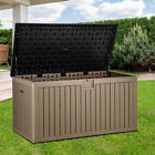 Patio Garden Furniture Xxl 230 Gallon Large Deck Box Outdoor Storage Container