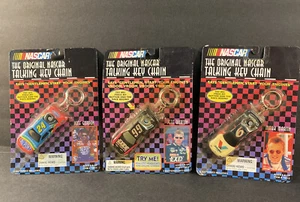 Lot of 3 The Original NASCAR Talking KeychainsJeff Gordon Mark Martin Jeff Burto - Picture 1 of 6