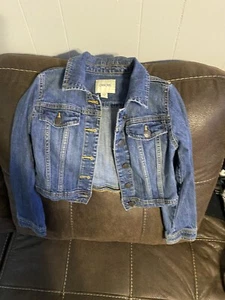 Cherokee Girls Jean Jacket Size Meduim 7/8 (FF5) - Picture 1 of 2