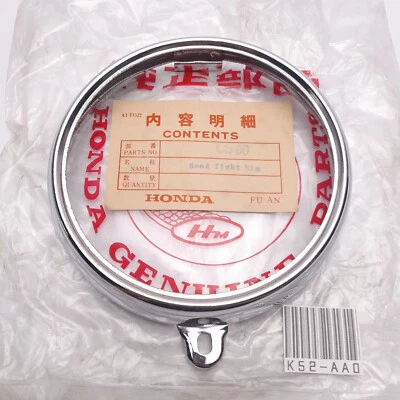 Honda CS90 ST70 Z50 S90 CS90 CL90 Lámpara de faro Rim NOS #9 Foto 1 de 4
