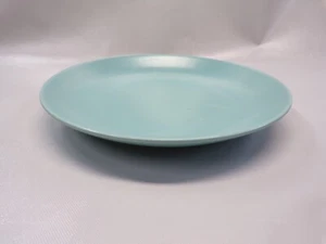 Poppy Trail by Metlox Matte glaze Aqua Turquoise Platter Plate 13" Diameter - Picture 1 of 16
