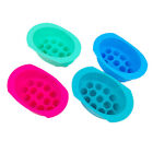 Oval Shape Soap Mould Portable Silicone Massage Soapmold For Homemade