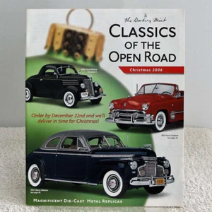 The Danbury Mint Classics of the Open Road Diecast Car Catalog Christmas 2006 - Picture 1 of 3