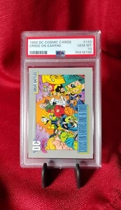 Crisis on Earths 1&2 PSA 10! 1992 DC Cosmic Cards #143 GEM MINT! - Picture 1 of 3