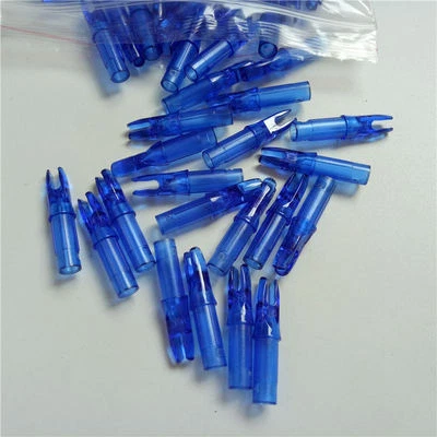100PCS Plastic Archery Hunting Arrow Nock And Inserts For ID 6.2MM Arrow Shaft - Image 1 of 4