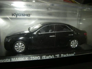 1:43 Kyosho Toyota Mark X 250G (Early) F paquete negro/negro n.o 03637BK2 EMBALAJE ORIGINAL - Imagen 1 de 1