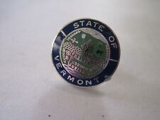 Vermont     State Seal cloisonne  logo  lapel pin 
