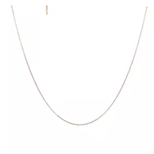 Persona Sterling Silver Rose-Gold Tone Chain Necklace 18" - Picture 1 of 4