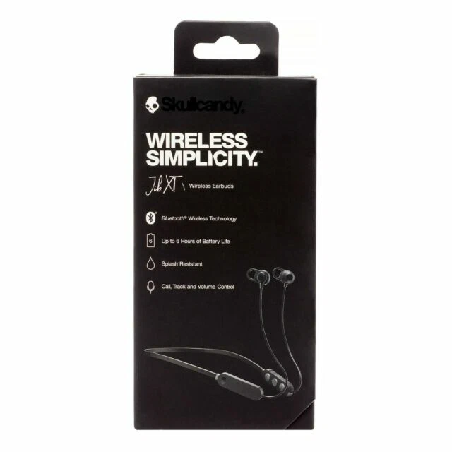 Skullcandy Jib XT S2JPW In-Ear Wireless Headphones - Black