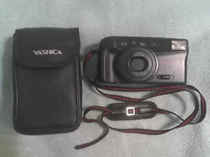 Yashica Zoomtec QD power zoom auto focus black camera 35mm / With Case *VG/EX* - Picture 1 of 9