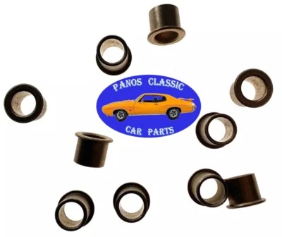 Bujes de pasador de pestillo de bisagra de puerta Ford .501" O.D. .384" I.D. 0,460" altura 10 piezas 327 Foto 1 de 4