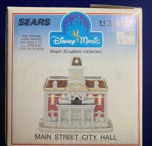 Disney 1998 Sears Ceramic Magic KINGDOM MAIN STREET CITY HALL 11-30702 - Picture 1 of 10