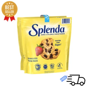 SPLENDA Zero Calorie Sweetener, Granulated Sugar Substitute 12.61 Oz, 2 Packs - Picture 1 of 8