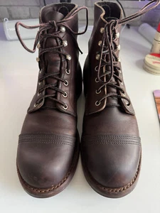 Red Wing Iron Ranger 8111 Boots Amber Harness UK 7.5 – Treated – VGC – RRP £320 - Picture 1 of 11