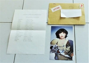 Lettera fans MIREILLE MATHIEU  SIGNED 1984 con FOTOGRAFIA AUTOGRAFO - Picture 1 of 1