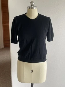 Kleiner schwarzer Wollpullover - guter Zustand - Bild 1 von 7