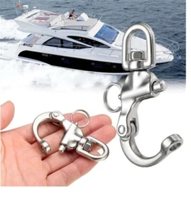 316 Stainless Steel Swivel Shackle Quick Release Boat Anchor Chain Eye Shackle - Picture 1 of 3