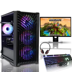 Gaming PC Bundle i7 6th Gen - 32GB DDR4 / 6GB RTX 3050 / 1TB SSD - Windows 10 - Picture 1 of 12
