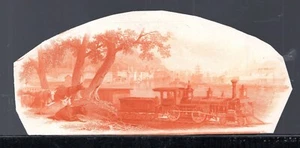 ABNC 'Teakettle 4' Vignette Reprint Proof on India Intaglio Late 1900s - Picture 1 of 2