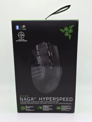 Razer - Naga V2 HyperSpeed MMO Wireless Optical Gaming Mouse - Image 1 of 4