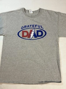 Vintage 1999 Grateful Dead Grateful Dad Shirt Mens Size Large Gray Music - Picture 1 of 7