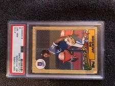 BO JACKSON 1987 TOPPS FUTURE ALL-STARS PSA 8