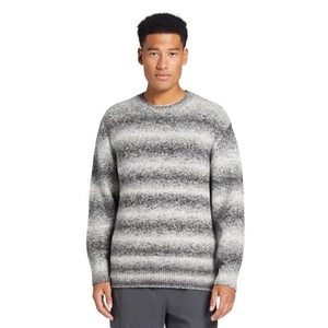 VRST Men Size S Charcoal Multi Relaxed Fit Classic CrewNeck Pullover Sweater NWT - Picture 1 of 9