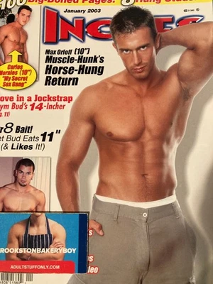 Inches Magazine for Men, January 2003, Playgirl-Like, Gay Interest, Max Orloff - Image 1 of 4