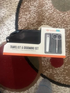 Dockers Men's Travel Kit Black Bag with Grooming Set - Picture 1 of 5