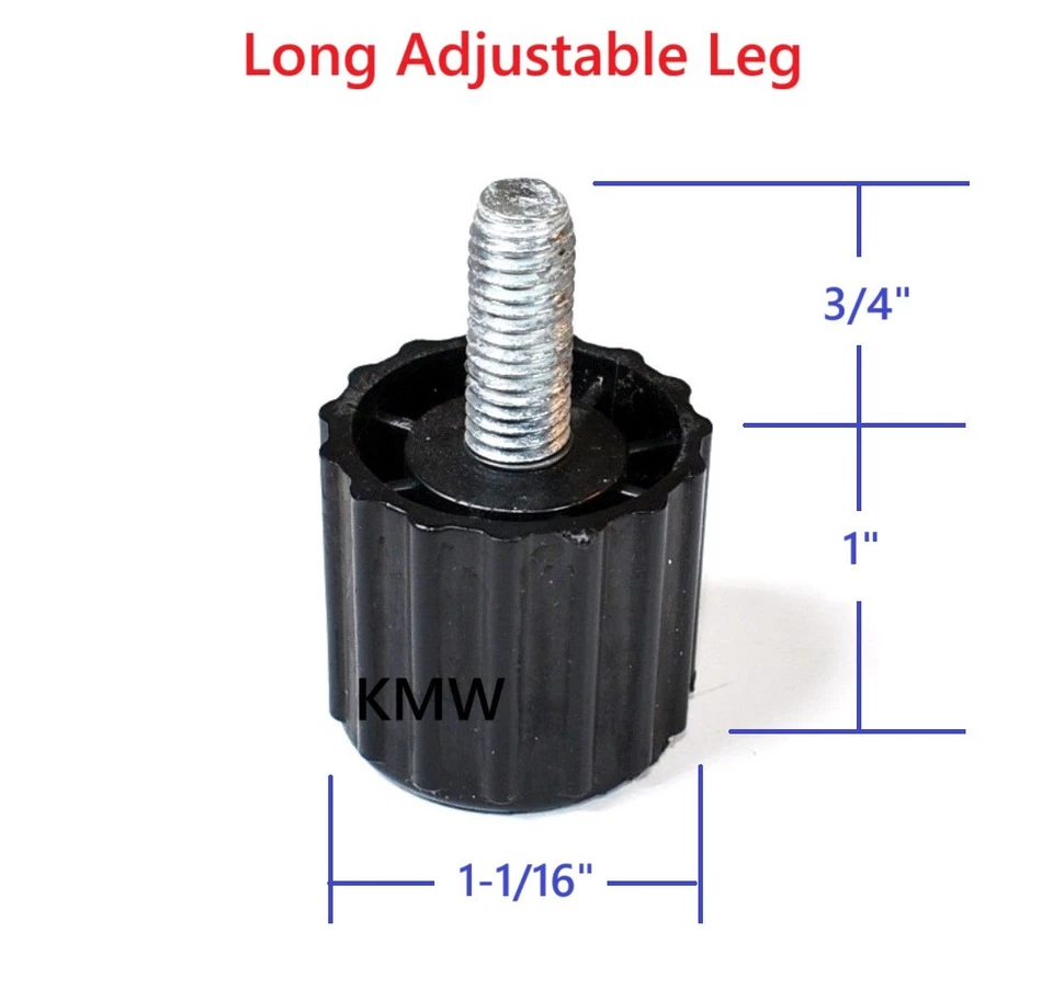 OEM Magic Chef Avanti ARF2108 Refrigerator ADJUSTABLE LEG 2207700062 20122990026 - Image 1 of 1