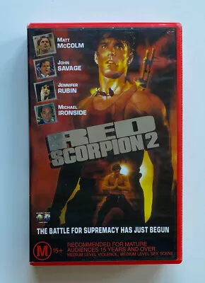 Red Scorpion 2 [VHS] Columbia Tristar Ex-Rental Video Tape 1994 McColm Action - Image 1 of 4